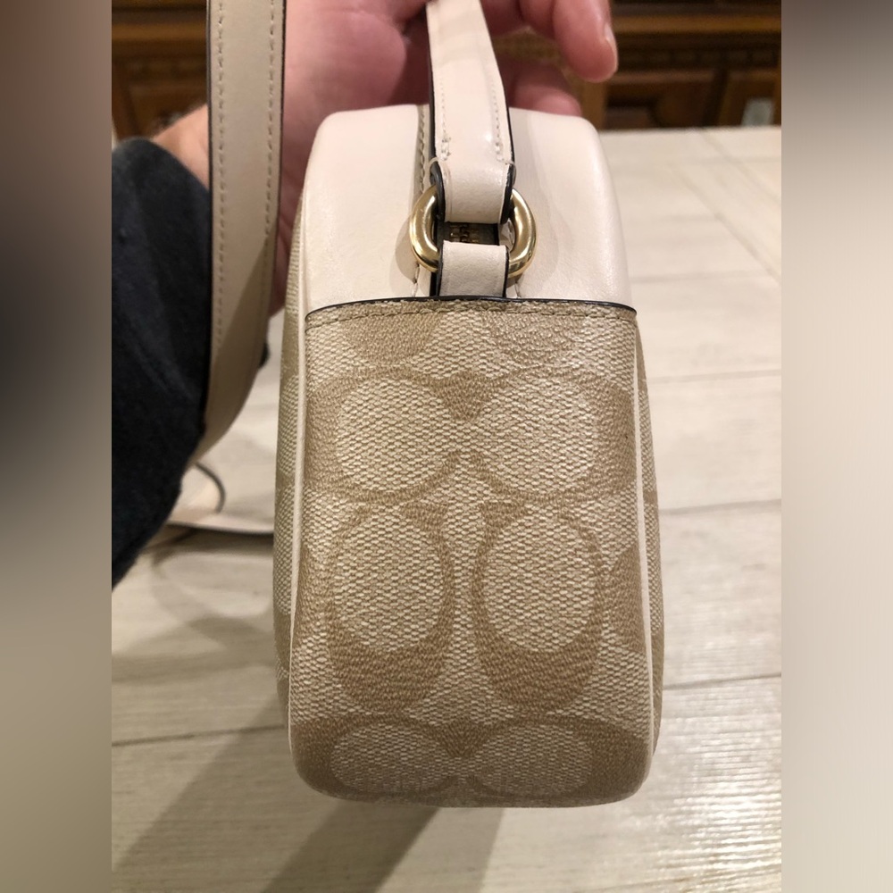 Coach Jamie Camera Crossbody CR135 Signature Canvas Light Khaki Chalk w/hangtag - Picture 4 of 14